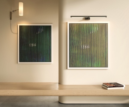  现代装饰画挂画 油画 玄关挂画 客厅挂画 抽象挂画组合su模型 