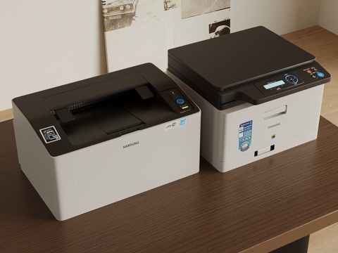  打印机 现代智能打印机 办公用品3d模型 