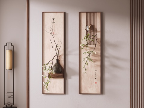 现代挂件 立体墙饰 装饰画3d模型 