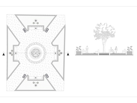  公园小景CADcad施工图 