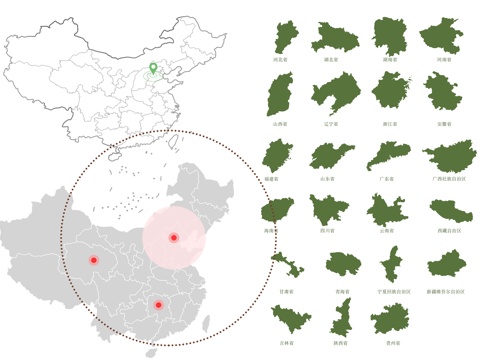  现代分析图 地理区位分析 区位分析psd 