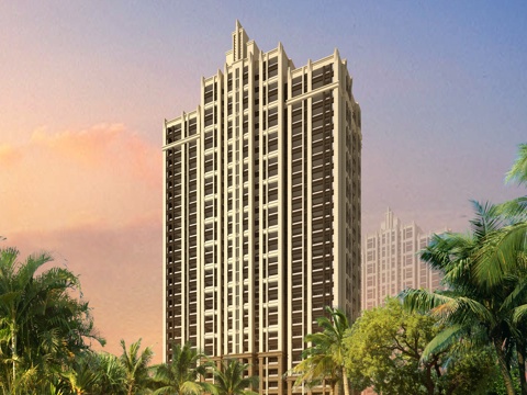  ArtDeco建筑风格住宅模型su模型 