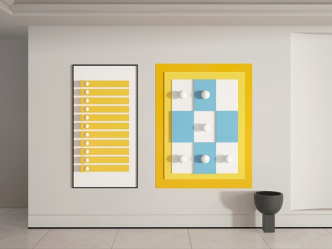  装饰画3d模型 