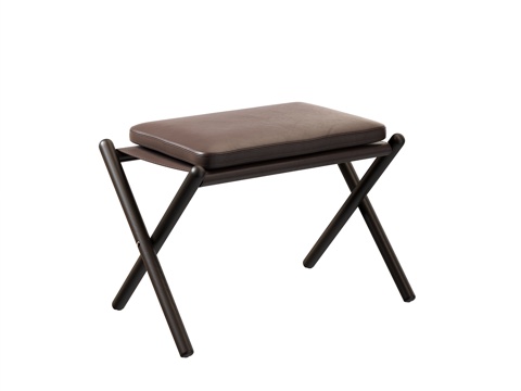  De Padova 复古凳子 中古风凳子 脚凳 皮革凳子3d模型 