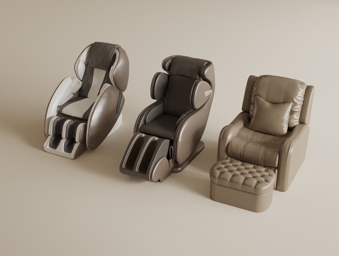  现代按摩椅3d模型 