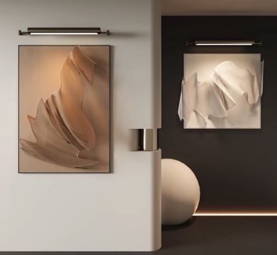  现代装饰画挂画3d模型 