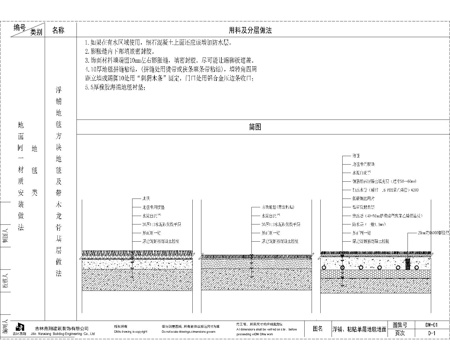 技术手册cad施工图 