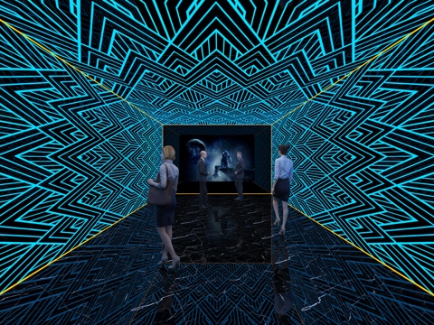  走廊过道3d模型 