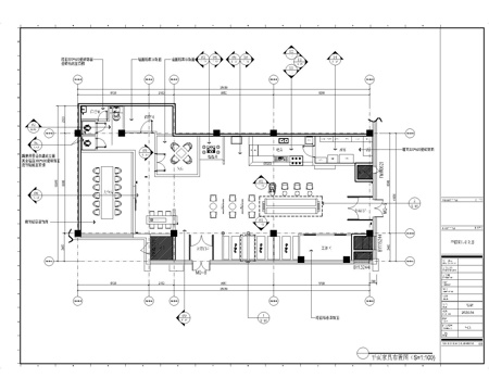  茶肆全套施工图cad施工图 