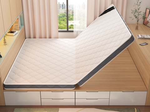  可折叠床垫3d模型 