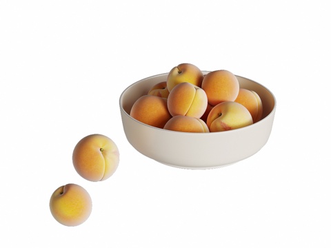  食物 现代果盘 水果 碗碟su模型 