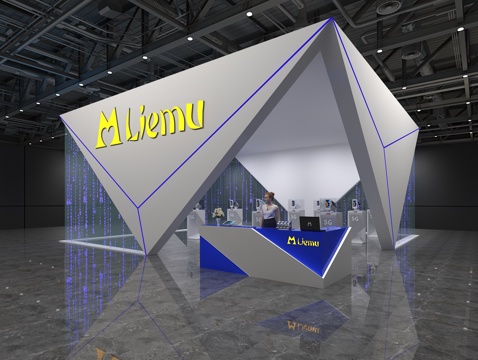  现代展览3d模型 