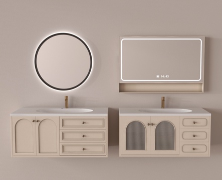  浴室柜3d模型 