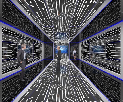  走廊过道3d模型 