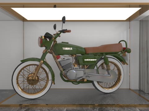  摩托车3d模型 