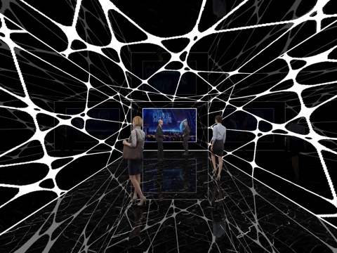  走廊过道3d模型 