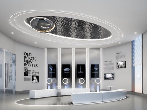  展厅3d模型 