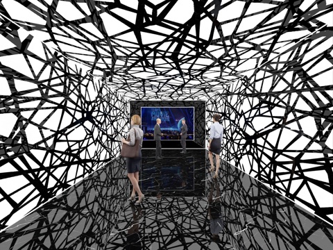  走廊过道3d模型 