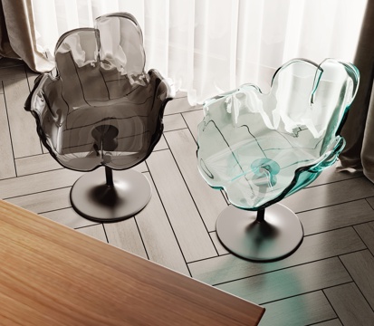  现代Edra餐椅3d模型 