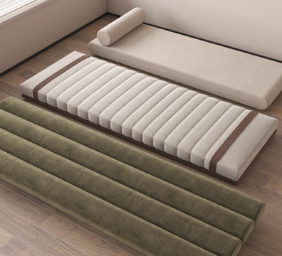  飘窗垫 坐垫 垫子su模型 