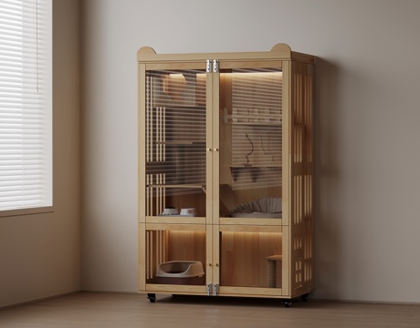  现代猫爬架 宠物用品 动物3d模型 