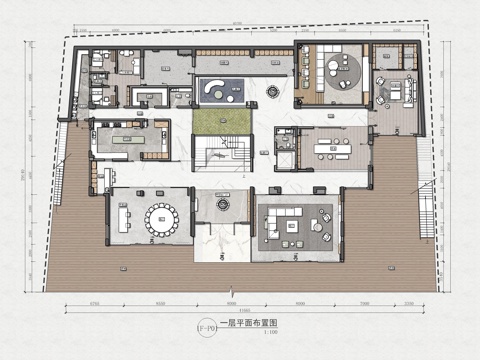  2200㎡别墅豪宅施工详图 家装私宅洋房 农村自建房 家装水cad施工图 