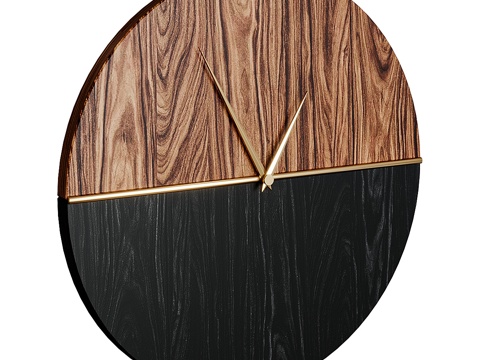  现代意式 Roomton 挂钟3d模型 