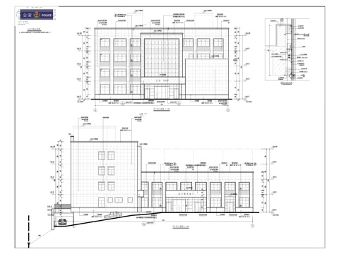  建筑施工圖cad施工圖 