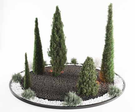  植物 绿植墙 竹子 景观树3d模型 