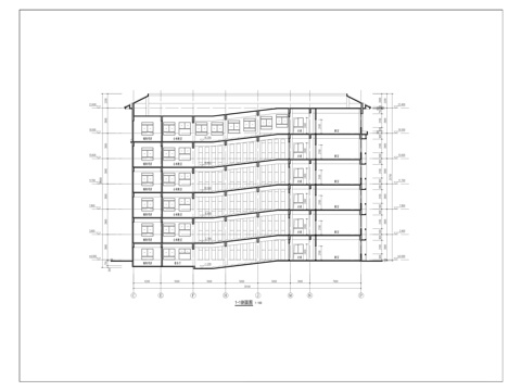  卫校教学楼建筑施工图cad施工图 