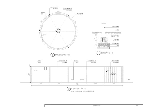  老旧小区微景观改造土建通用大样图cad施工图cad施工图 