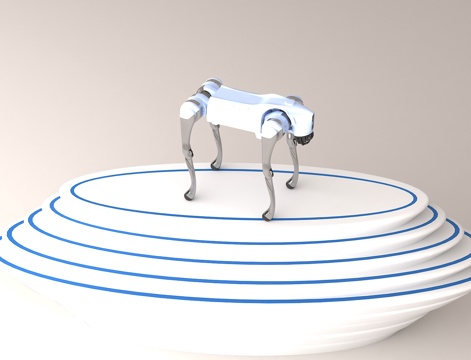  AI科技展品智能机器人#仿生机器人 未来科技机器狗3d模型 