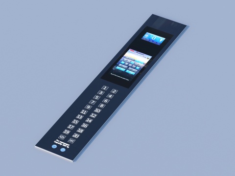  电梯按钮 按键3d模型 