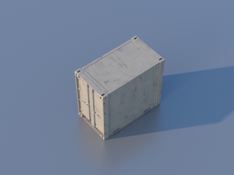  工具箱 木箱3d模型 