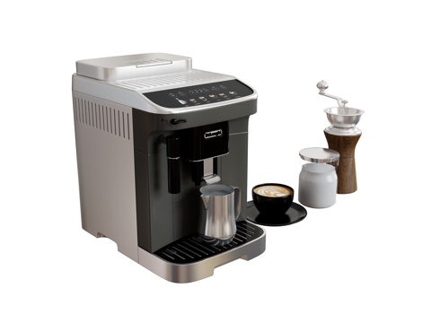  咖啡机全自动咖啡   手磨咖啡su模型 