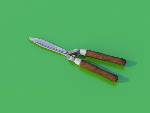  绿植剪刀 树枝剪刀 园艺剪刀3d模型 