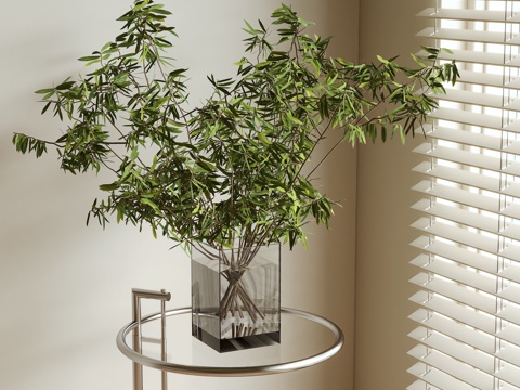  现代绿植 水生植物3d模型 