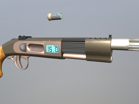  Laserlock手枪3d模型 