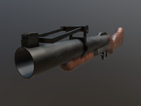  M79榴弹发射器3d模型 