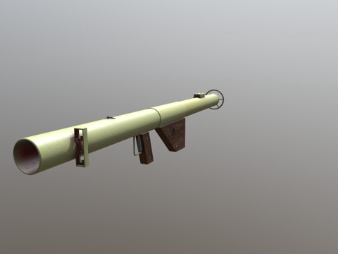  M1火箭筒3d模型 
