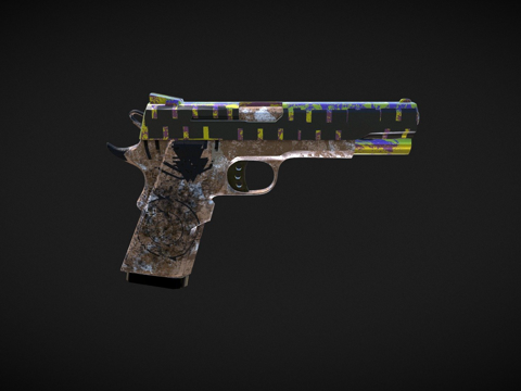  M9-手枪3d模型 