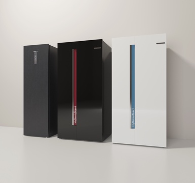  现代简约冰箱组合3d模型 