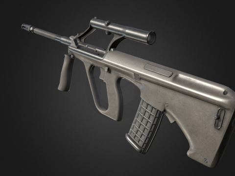  AUG A1突击步枪3d模型 