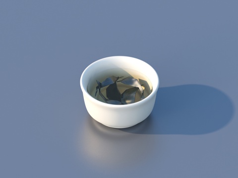  茶水 茶杯 汤水3d模型 