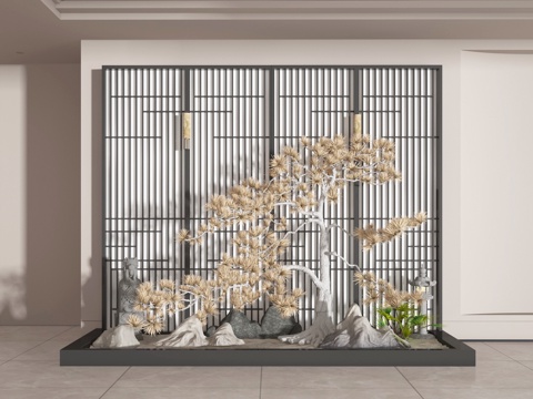  景观小品3d模型 
