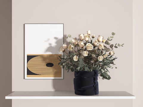  花艺3d模型 