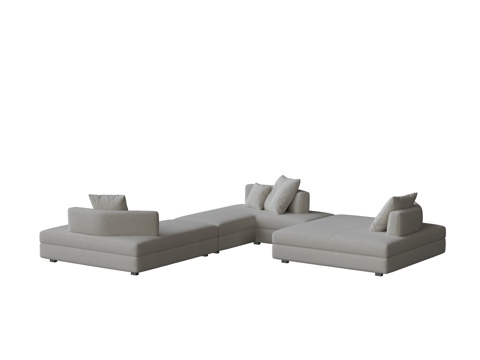  现代沙发3d模型 