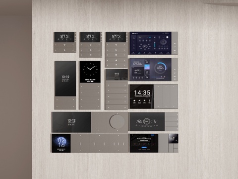  按键开关3d模型 