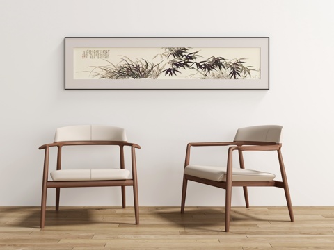  新中式休闲椅3d模型 