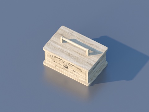  箱子 木箱 生活用品3d模型 